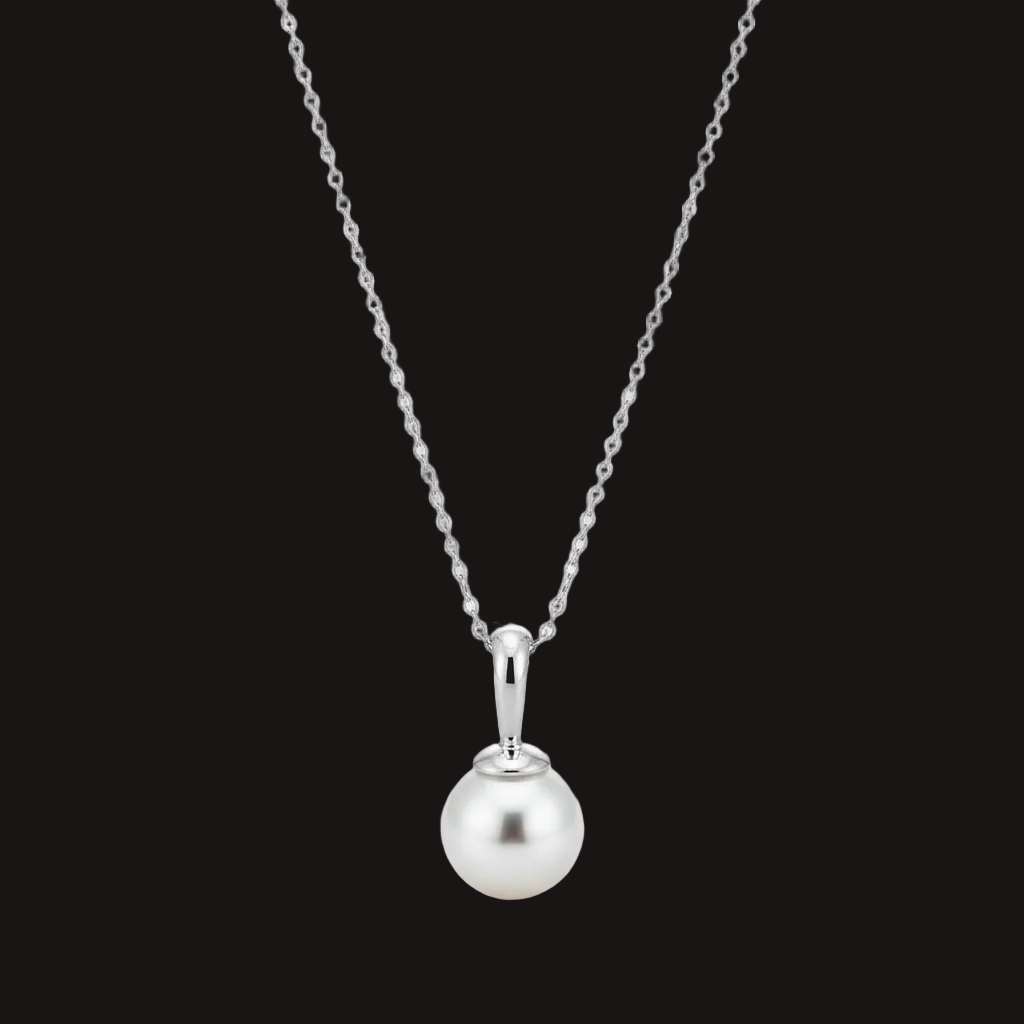 Collar de Plata con Perla
