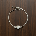 Pulsera de Plata con Corazón